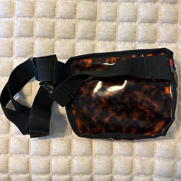 Herschel Fifteen - Tortoise Shell Clear Hip Waist Fanny Bum Cross Body Pack Bag - Picture 2 of 2